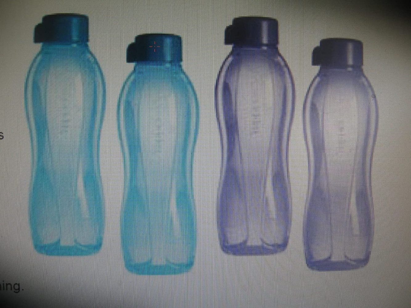 Tupperware Large Eco Water Bottle 32oz Green New 