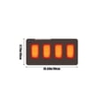 thumbnail image 3 of Heating Pad for Office & Outdoor Use - USB/Type-C Portable Heating Cushion with 3 Temperature Settings, Non-Slip Bottom & Adjustable Strap, 3 of 6