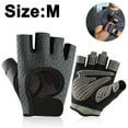 thumbnail image 1 of Guantes de entrenamiento para hombres, mujeres y jóvenes, guantes de ejercicio ventilados, guantes de ciclismo con acolchado de silicona en la palma completa para fitness, levantamiento de pesas,, 1 of 8