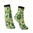 thumbnail image 4 of Bingfone Avocado With Seeds Design Patterned Men'S Women'S Casual Cotton Socks, 4 of 9