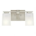 thumbnail image 3 of 55016NI Kichler Lighting Roehm - 2 Light Bath Vanity Approved for Damp Locations - with Transitional inspirations - 7.25 inches tall by 14 inches, 3 of 4