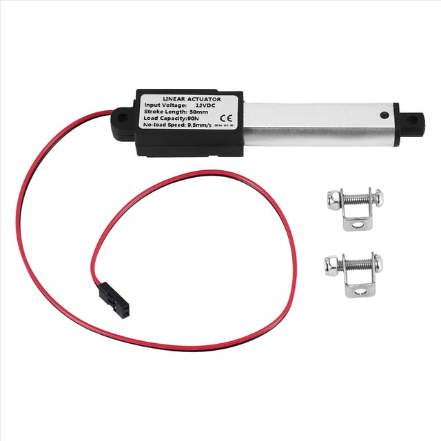 Actuador Micro-Lineal, de 2 Pulgadas, 90N / 20,3Lb, Velocidad 9,5 Mm S EléCtrico una Prueba Agua Motor Lineal 12V