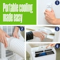 thumbnail image 4 of Westinghouse 8,000 BTU Portable Air Conditioner & Dehumidifier with Remote & Smart App, up to 350 Sq Ft, 4 of 11