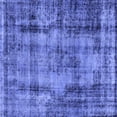 thumbnail image 1 of Ahgly Company Machine Washable Indoor Square Oriental Blue Industrial Area Rugs, 4' Square, 1 of 4