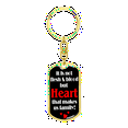 thumbnail image 4 of Heart Makes Us Family Stainless Steel or 18k Gold Premium Swivel Dog Tag Keychain, 4 of 16