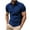 Navy, variant on Men's Collared Neck Half Button Golf Shirts Short Sleeve Work Shirt Casual Performance Tops Black XXXL
