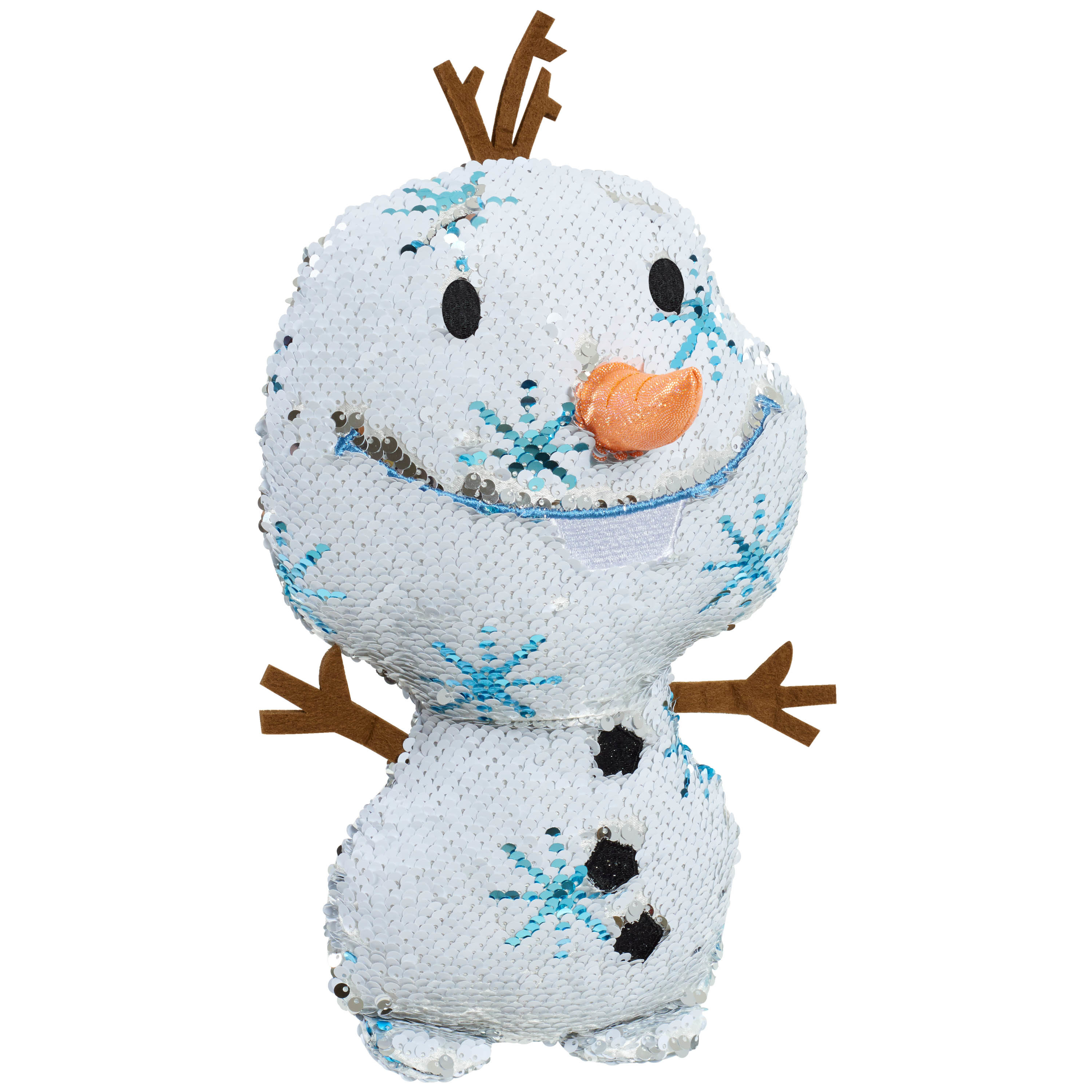 Disney Frozen 2 Reversible Sequins Large Plush Olaf, Officially Licensed Kids Toys for Ages 3 Up, Gifts and Presents - image 4 of 5