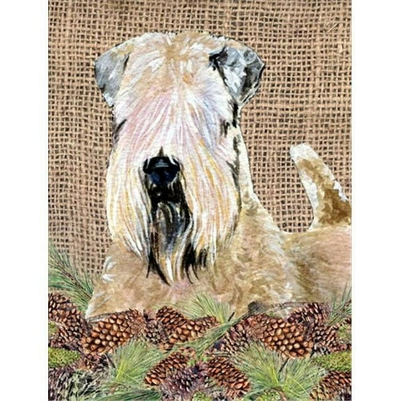 11 x 15 in. Wheaten Terrier Soft Coated Garden Size Flag