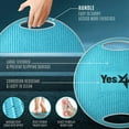 thumbnail image 3 of Yes4All Premium Wobble Round Plastic Balance Board – 16.34 in for Rehabilitation Exercise (Sky Blue), 3 of 8
