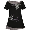 thumbnail image 4 of Two T Shirts for Women Graphic Print Crew Neck Vacation Tops Oversized Basic Summer Short Sleeve Casual Tees, 4 of 4