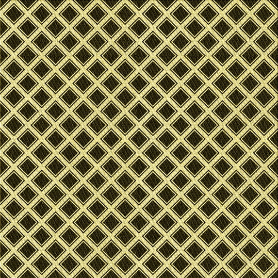 Ahgly Company Indoor Square Patterned Midnight Gray Area Rugs, 7' Square