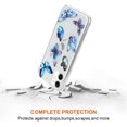 thumbnail image 2 of for iPhone 11 Case Stylish Butterfly Pattern Printed Crystal Clear Transparent Soft TPU Bumper Shockproof Protective Case Cover for iPhone 11, Blue Butterfly, 2 of 7