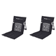 thumbnail image 1 of Silla plegable Wdftyju para acampar con respaldo color negro, 1 of 6
