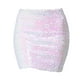 thumbnail image 5 of Moda mujer s lápiz vestido chica Streetwear elástico Mini lentejuelas abrigo para fiesta cumpleaños Festival verano Accesorios , Blanco Hugo Vestido de moda, 5 of 7