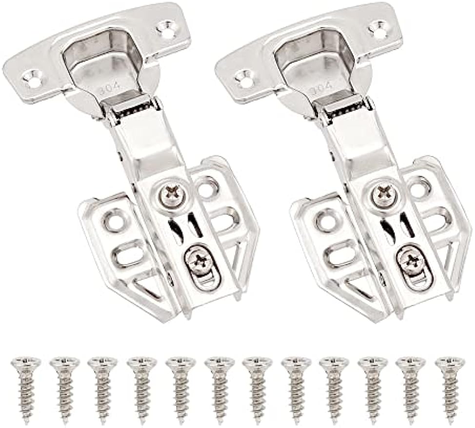 1 Pair Hinges 95115 Degree Lazy Susan Hinges Soft Close Face