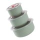 thumbnail image 2 of EeaseMX 3 cajas de paja de trigo para guardar alimentos, recipientes para el almuerzo, vajilla, juego de vajilla (verde nórdico), 2 of 7