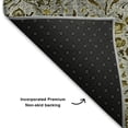 thumbnail image 5 of Addison Rugs Mayfield Premium Machine Washable Transitional Floral Pewter Rectangle Rug, 8' x 10', 5 of 7