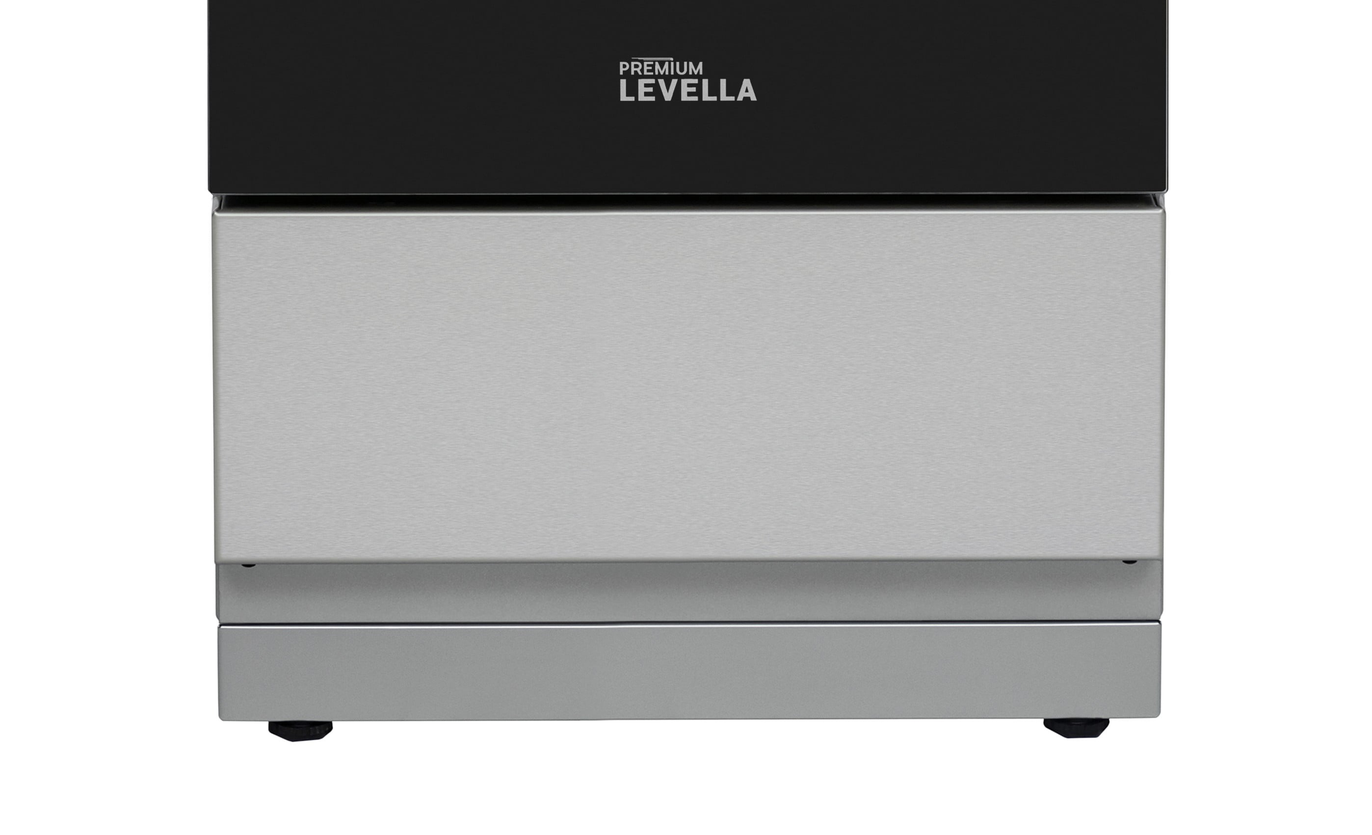 Premium Levella PREV2006VS 20" Vitroceramic Cooktop Electric Range with 4 Burners and 2.0 Cu. Ft. Single Convection Oven - Silver