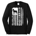 thumbnail image 2 of Pitbull Dad Dog Dag Funny Gift | Mens Dog Lover Long Sleeve T-Shirt, Black, Small, 2 of 4