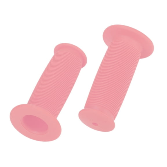 Unique Bargains Bike Handlebar Grips Covers 85mm Long Lightweight Bicycle End Grips Protector Pink 1 Pair