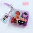 thumbnail image 4 of Ins transparente titular de la tarjeta de identificación DIY PVC mujeres plegable corto cartera pegatina para tarjetas Lomo Photocards álbum, 4 of 4