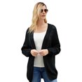 thumbnail image 3 of Femmes devant Ouvert Manches Longues Chunky Cardigan Pulls en Vrac Outwear Coa, 3 of 5