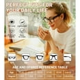 thumbnail image 4 of OCCI CHIARI Fashion Reading Glasses Cat Eye Reader 1.0 1.25 1.5 1.75 2.0 2.25 2.5 2.75 3.0 3.5 4.0 5.0 6.0 (Brown, 2.75) with Arylic Lens, 4 of 6