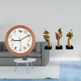 thumbnail image 2 of Reloj de pared con pájaro cantor, reloj decorativo, relojes de pájaro con sonido, estatuas , esculturas de arte abstracto, material de resina, 2 of 8