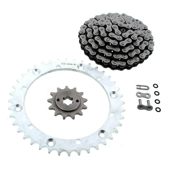 CZ ATV X Ring Chain & Silver Sprocket 13/40 92L 1993 Yamaha 200 Blaster YFS200