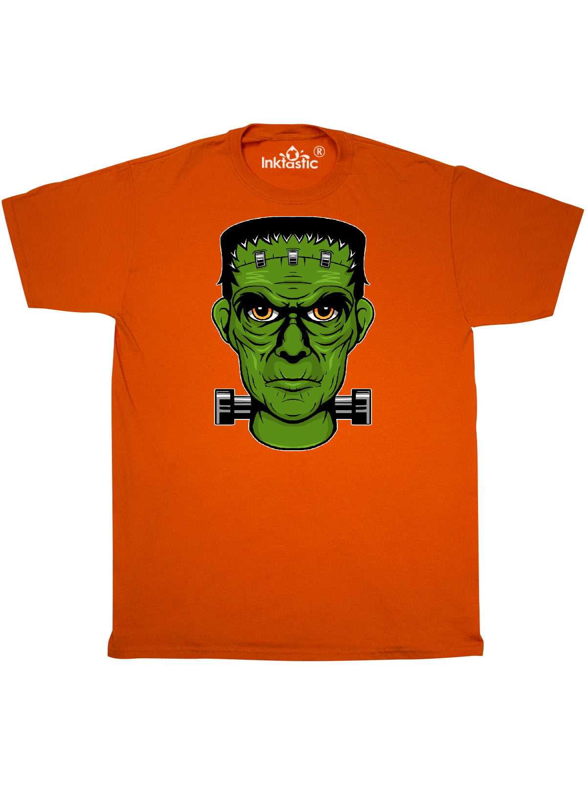 INKtastic - Halloween Frankenstein Head T-Shirt - Walmart.com - Walmart.com