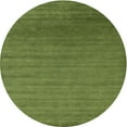 thumbnail image 1 of Ahgly Company Indoor Round Contemporary Green Abstract Area Rugs, 3' Round, 1 of 6