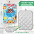 thumbnail image 3 of Pot Holders Set of 2 Heat Resistant 338℉ Kitchen Oven Gloves Potholder Cooking Baking Microwave Mitts Cute Bear Swimming, 3 of 7