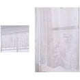 thumbnail image 3 of Nvzi 2Pcs White lace curtains -29 × 24 inch short curtains, transparent lace curtains, lace short curtains suitable for retro farmhouse decoration, 3 of 4