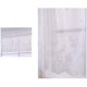 thumbnail image 5 of Xiao Hua Cortina de encaje con bordado floral, translúcida, ideal para decorar dormitorios y cocinas, color blanco, 1 pieza, 135 x 90 cm, 5 of 5