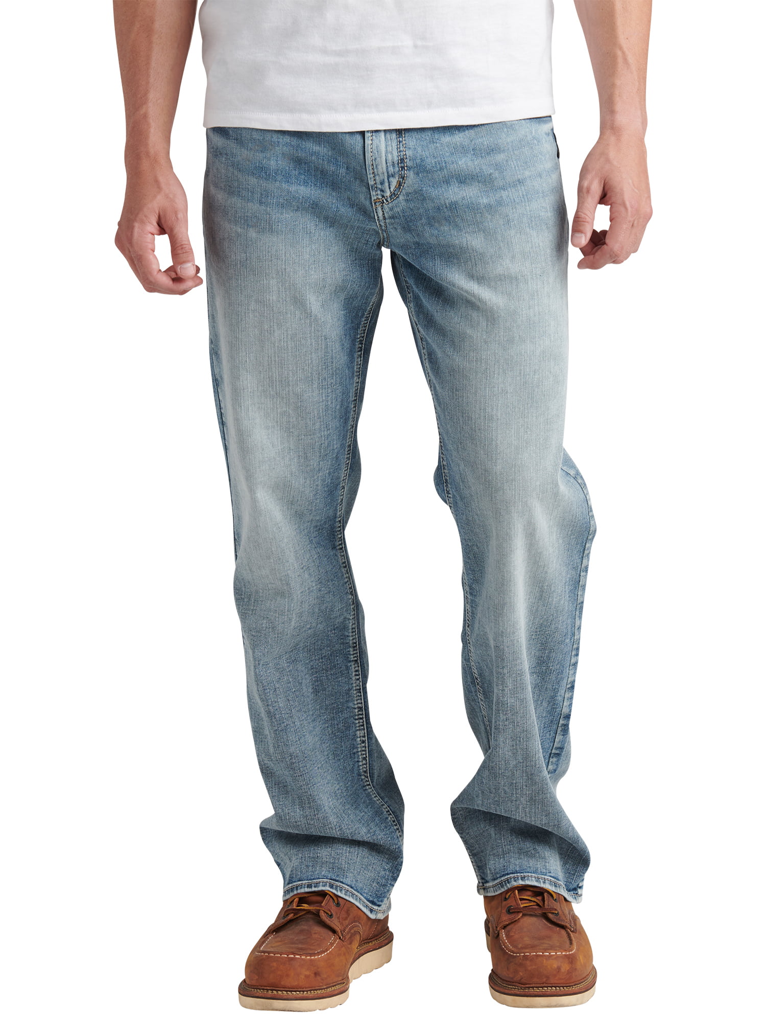 Silver Jeans Co. Men's Gordie Loose Fit Straight Leg Jeans, Waist sizes ...