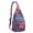 Purple-2, variant on Botanical Hemp Sling Pack - Nature-Inspired Leaf Pattern, Durable Travel Companion