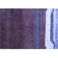 thumbnail image 1 of Ahgly Company Machine Washable Indoor Rectangle Abstract Blue Contemporary Area Rugs, 8' x 12', 1 of 4