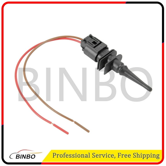 65816936953 / 65816905050   61132359999 Ambient Outside Air Temperature Sensor with Connector Pigtail Plug