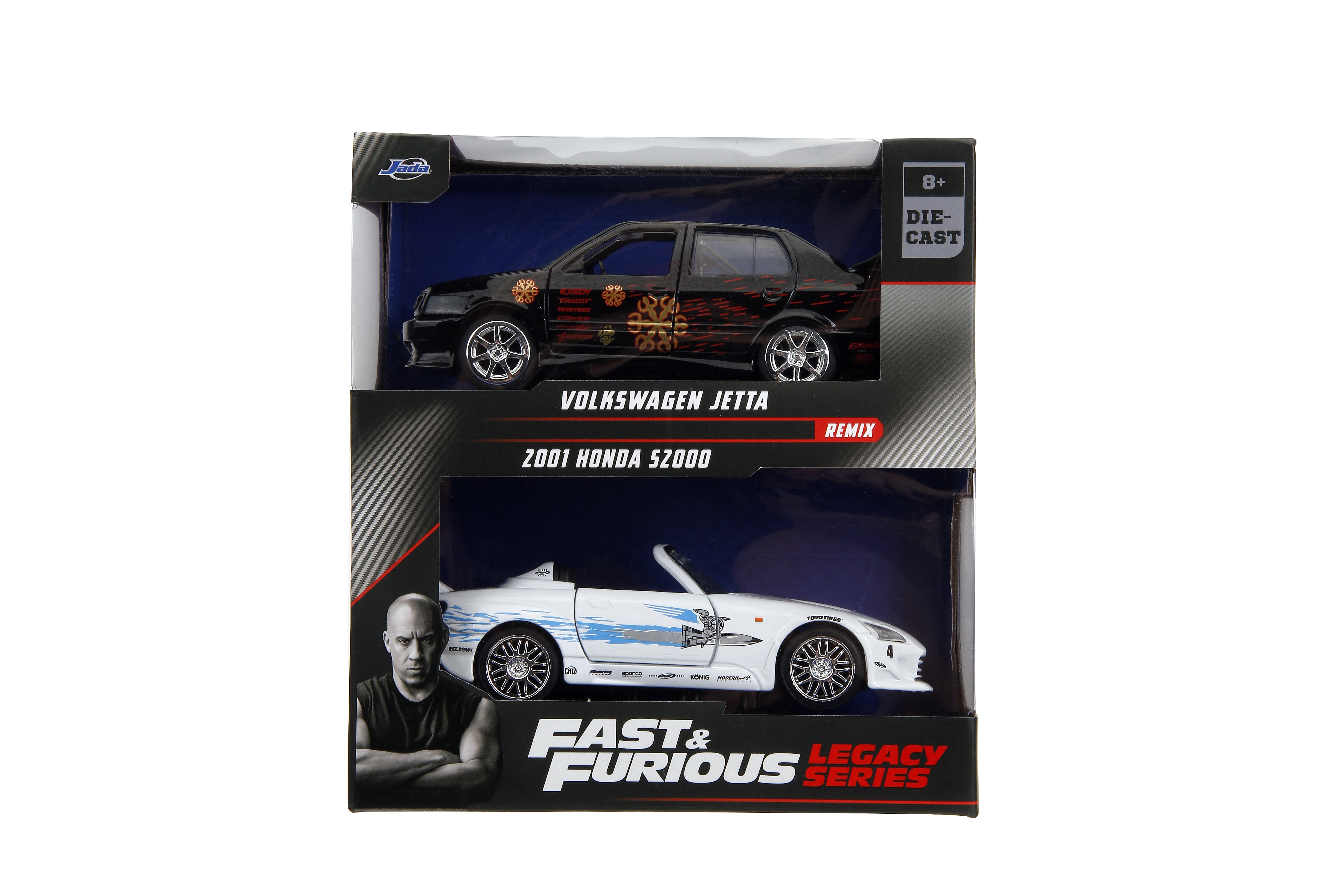 Jada Fast & Furious Legacy Twin Pack VW Jetta & Honda S2000