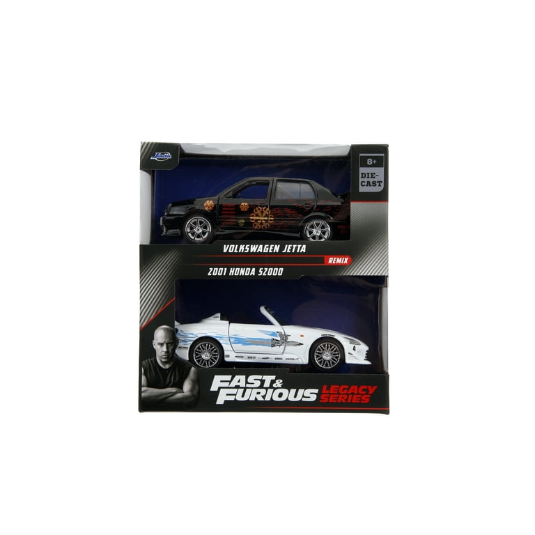 ミニカー Jada 1/32 Volkswagen Jetta & Honda S2000 Jada Fast & Furious Legacy Twin Pack VW Jetta & Honda S2000