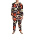 thumbnail image 4 of Bingfone Men'S Pajama Set 2 Piece Loungewear Pjs, Long Sleeve With Pajama Pants-Winter Holiday Christmas, 4 of 9