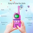 thumbnail image 4 of Walkie Talkies Inspireyes, recargables, alcance de 3 millas, paquete de 2, 4 of 8