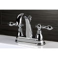 thumbnail image 2 of Fauceture FSY5611ACL American Classic 4 in. Centerset Bathroom Faucet with Plastic Pop-Up, Polished Chrome, 2 of 3