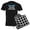 With Checker Pant, variant on CafePress - Pop Pop: The Man Men's Dark Pajamas - Men's Dark Loose Fit Cotton Pajama Set
