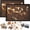 2, variant on Wooden USA Travel Map Puzzle, 50 States Removable Journey Tracker Wall & Desktop Decor for Couples & Families