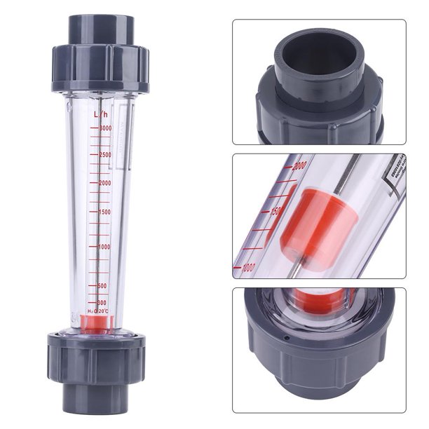 Mgaxyff Plastic Tube Type LZS25 Flow Meter 3003000L/H Water Rotameter,Flow Meter , LZS Flow