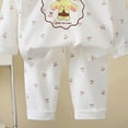 thumbnail image 6 of masbird Toddler Kids Pajamas 2pcs Long Sleeves Pjs Sets Print PJs for Girls Boys Fall Winter Sleepwear 6-12 Months 12-24 Months 2t 3t 4t 5t 6t 7t 8t 9t Children(White,6-7 Y), 6 of 6