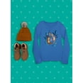 thumbnail image 3 of Image Conscious Otter Family Long Sleeve Toddler -Jay Fleck Designs, Unisex Regular Fit, 3 of 4