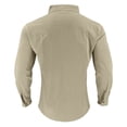 thumbnail image 5 of Betivan Men Printed Fashionable Casual Loose Button Placket Long Sleeve Stand-up Collar Blouse Shirt, 5 of 7