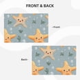 thumbnail image 4 of Linen Placemat With 18×12in Double Stitching Is Effectively Insulated And Foldable For Family Hotel Picnic Trips Cute Smiling Starfish Six Piece, 4 of 8